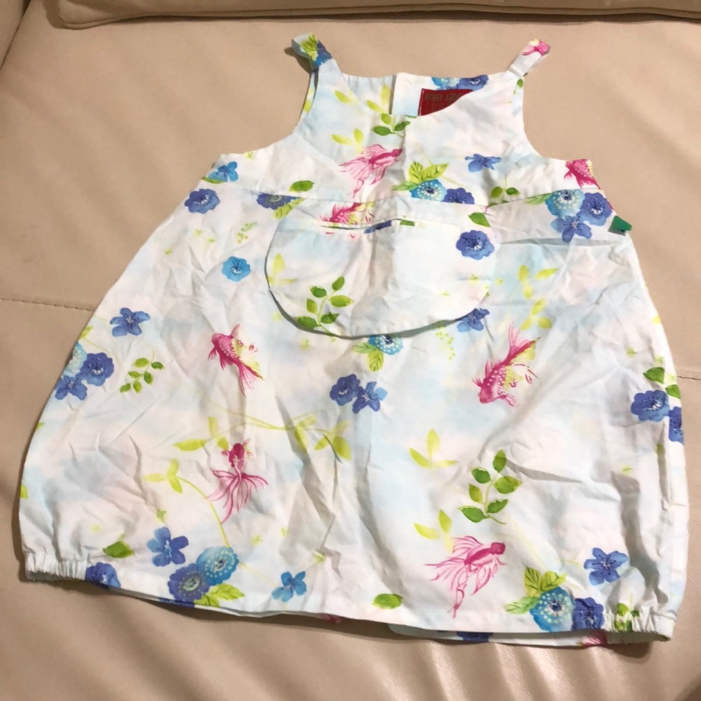Kenzo Jungle Fish and Flower Dress Designer